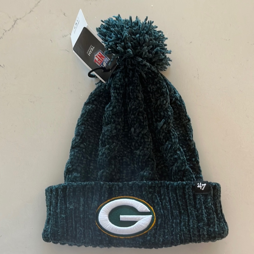 Green Bay Packer beanie. Super soft!